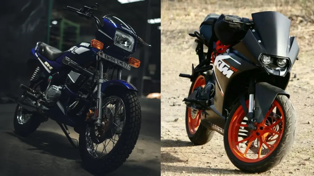 Yamaha RX100 vs KTM